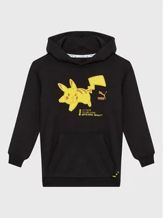 Odzież sportowa dziecięca - Puma Bluza Pokemon 536431 Czarny Regular Fit - grafika 1