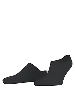 FALKE Unisex Cool Kick miękkie, szybkoschnące, skarpety do sneakersów, bez motywu, oddychające, z nadrukiem z wypustkami, antypoślizgowe, 1 para skarpet do kapci, szare (Gunmetal 3226), 35-36 - Skarpetki damskie - miniaturka - grafika 1
