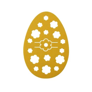 Podkładka pod sztućce Jajko żółta 15 x 21 cm - Wielkanoc - miniaturka - grafika 1