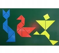 Pomoce naukowe - VINCO Tangram tablicowy magnetyczny VIN024 - miniaturka - grafika 1