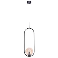 Lampy sufitowe - Pojedyncza, niebanalna lampa wisząca z kloszem K-5120 z serii VENTA - miniaturka - grafika 1