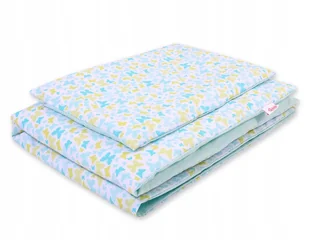 Dwustronna pościel dla dzieci 2-częściowa bawełniana 140x200 Junior - motylki niebieskie - Pościel dla dzieci Dwustronna pościel dla dzieci 2-częściowa bawełniana 140x200 Junior - motylki niebieskie - Pościel dla dzieci - miniaturka - grafika 1