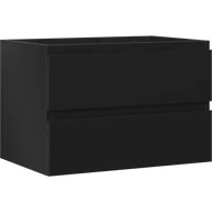 Szafki łazienkowe - Mexen Orio szafka łazienkowa podumywalkowa 70 cm, 2 szuflady, czarna mat - 91A10-07047-2-BFF71 - miniaturka - grafika 1