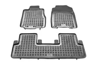 Dywaniki samochodowe - REZAW PLAST Dywaniki gumowe czarne PLAST 200916, 3 szt, Honda CRV od 2012 PLAST 200916 - miniaturka - grafika 1