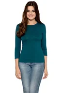 Bluzki damskie - Bluzka Gwen Szmaragdowa - miniaturka - grafika 1