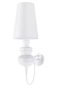 Kinghome Kinkiet QUEEN WALL WHITE 015-queen wall biały 1018W2,WHITE - Lampy ścienne - miniaturka - grafika 1