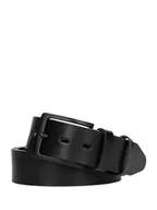 Paski - Wojas Skórzany pasek w kolorze czarnym - miniaturka - grafika 1