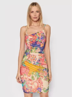 Sukienki - Guess Marciano Sukienka letnia 2GGK27 6875Z Kolorowy Slim Fit - grafika 1