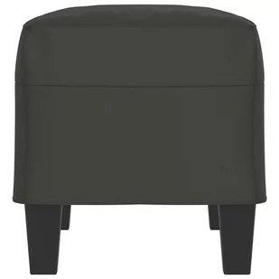 Lumarko Ławka, ciemnoszara, 70x35x41 cm, obity mikrofibrą - Ławki do przedpokoju - miniaturka - grafika 5