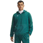 Kurtki i kamizelki sportowe męskie - Męska kurtka treningowa Under Armour UA M Challenger Warmup - zielona - UNDER ARMOUR - miniaturka - grafika 1