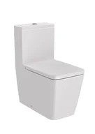 Kompakty WC - Roca Inspira Toaleta WC stojąca 64,5x37,5 cm kompaktowa bez kołnierza perłowa A342536630 - miniaturka - grafika 1