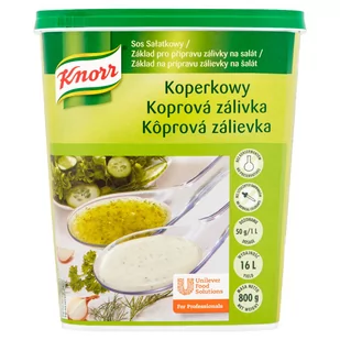 Knorr SOS SAŁATKOWY KOPERKOWY 0,8KG zakupy dla domu i biura! 15393002 - Sosy w słoikach - miniaturka - grafika 1