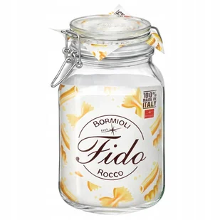 SŁOIK na jedzenie kapustę grzyby FIDO 4 L BORMIOLI weki przetwory ogórki - Pojemniki kuchenne - miniaturka - grafika 1