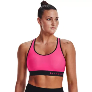 Biustonosz sportowy Under Armour ARMOUR MID KEHOLE - Bielizna sportowa damska - miniaturka - grafika 2