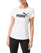 Puma top damski ESS Tee T-Shirt z logotypem, biały, l 851787