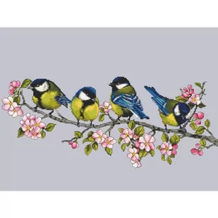 Zestaw Do Haftu - Sikorki Na Gałązce - Pasmanteria - miniaturka - grafika 1
