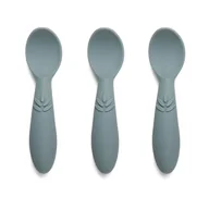 Sztućce dla dzieci - 3 Łyżeczki Silikonowe Lead Nuuroo - miniaturka - grafika 1
