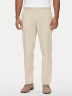 Spodnie męskie - BOSS Spodnie materiałowe C-Genius 50534612 Beżowy Slim Fit - miniaturka - grafika 1