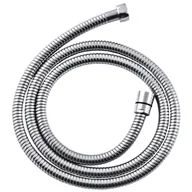 Węże elastyczne - Wąż natryskowy stalowy o podwójnym splocie rozciągliwy 150 cm chrom Invena - miniaturka - grafika 1