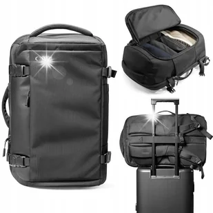 PLECAK TECH-PROTECT DEFENDER S40 CZARNY 40L DO LAPTOPA 17" PODRÓŻNY - Torby na laptopy - miniaturka - grafika 1