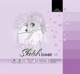 Szkicownik 200x200/48K 100g TW FRESH Nowa - Przybory szkolne - miniaturka - grafika 2