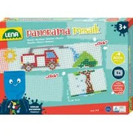 Zabawki kreatywne - Mozaika panorama XL kolorowa 400 elementów Lena - miniaturka - grafika 1