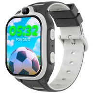Smartwatch - Forever Kids Boost KW-530 AI GPS WiFi 4G Czarno-biały - miniaturka - grafika 1