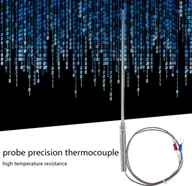 Stacje pogodowe - Gwint M8 Termopara typu K 200 mm Przewód czujnika temperatury 0-400�� (1 m) - miniaturka - grafika 1