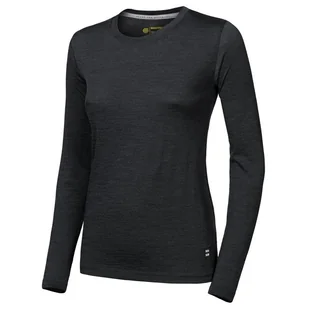 Damska koszulka Sensor Merino Cordura dl. rukáv Rozmiar: S / Kolor: czarny - Koszulki sportowe damskie - miniaturka - grafika 1