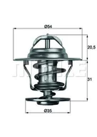 Termostaty - Termostat, płyn chłodzący Mahle TX 13 92D - miniaturka - grafika 1