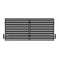 Ogrodzenia - Polbram Brama dwuskrzydłowa inteligentna Lara 2 z automatem 400 x 154 cm - miniaturka - grafika 1