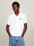 Koszulki męskie - Tommy Hilfiger Koszulka polo w kolorze białym - miniaturka - grafika 1
