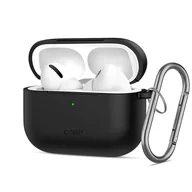Akcesoria do słuchawek - TECH-PROTECT SILICONE HOOK APPLE AIRPODS PRO 3 BLACK - miniaturka - grafika 1