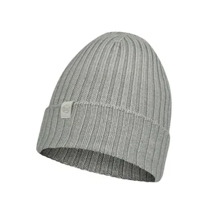 Czapka zimowa z wełny merino Buff Merino Wool Norval Light Grey - Czapki damskie - miniaturka - grafika 1