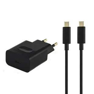 ŁADOWARKA SIECIOWA USB TYP-C PD 3A CZARNA HUAWEI HW-050300E00 KABEL USB-C FAST CHARGER 3000mA PD - Ładowarki do telefonów - miniaturka - grafika 1