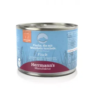 Herrmanns Manufaktur Selection Cat Fisch Garnelen - ryby z krewetkami 200 g - Mokra karma dla kotów - miniaturka - grafika 1