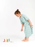 Sukienki - Sense Organics Sukienka "Nora" w kolorze turkusowym - miniaturka - grafika 1