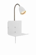 Lampy ścienne - CUARTO Kinkiet 1L Biała - miniaturka - grafika 1