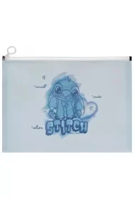 Teczka A4 PCV na suwak Stitch - Teczki i skoroszyty - miniaturka - grafika 1