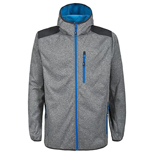 Trespass Męska kurtka softshell Mathew Szary Szary melanżowy M