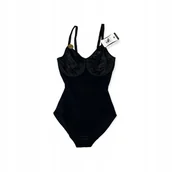 Odzież ciążowa - Modelujące czarne body damskie WACOAL M 80D - miniaturka - grafika 1