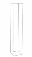 Kwietniki - Biały nowoczesny kwietnik stojący 130 cm - miniaturka - grafika 1