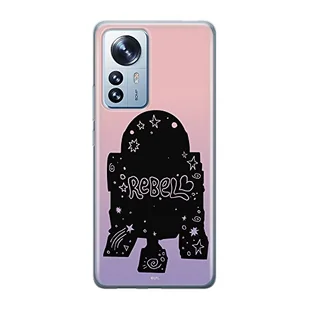 ERT GROUP etui na telefon Xiaomi 12 PRO, case oryginalny i oficjalnie licencjonowany przez Star Wars, wzór R2D2 005, optymalnie dopasowane, plecki z TPU - Etui i futerały do telefonów - miniaturka - grafika 1