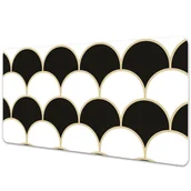 Podkładki na biurko - Podkładka na biurko z nadrukiem Rybia łuska 90x45 cm - miniaturka - grafika 1