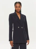 Marynarki i żakiety damskie - Maryley Marynarka 24EB212/04BL Granatowy Regular Fit - miniaturka - grafika 1