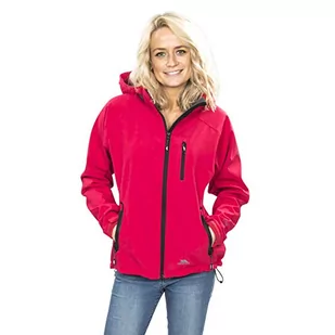 Trespass damskie Bela II kurtka softshell wodoszczelne o Zdejmowany kaptur, różowy, XS FAJKSSM20002_RASXS - Kurtki damskie - miniaturka - grafika 1