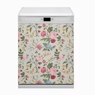 Dekoracje domu - Bluedecor Magnetyczna Mata na zmywarkę Kolorowe kwiaty 60x80 - miniaturka - grafika 1