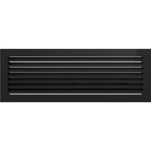 Parkanex Kominkowa Fresh 17X49 Czarna Nowoczesna - Kratki wentylacyjne - miniaturka - grafika 1
