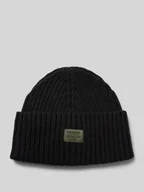 Czapki męskie - Czapka z mieszanki wełny z naszywką z logo model ‘WORKWEAR’ - miniaturka - grafika 1