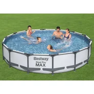 Baseny ogrodowe - vidaXL Bestway Basen Steel Pro MAX z akcesoriami, 427x84 cm - miniaturka - grafika 1